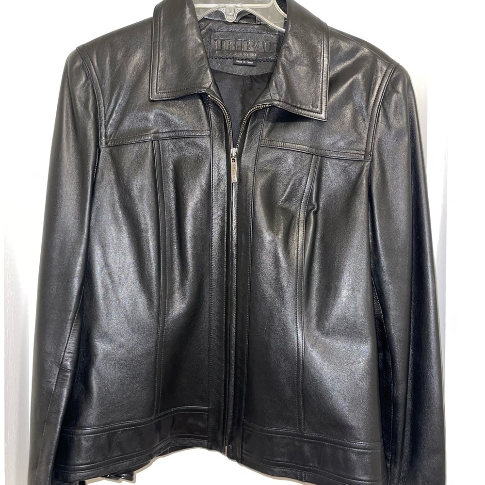 Tribal - size 10 - leather jacket